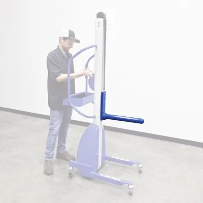 Vestil PEL-S versatile quick lift shown from an alternate angle