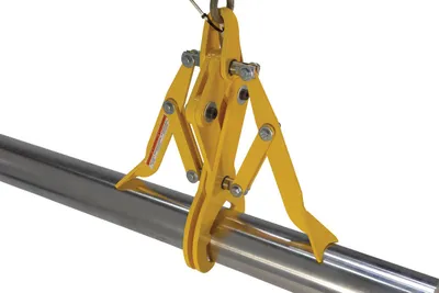 Vestil PG-C-100 heavy-duty pipe grab shown from an alternate angle
