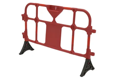 Vestil PHR-R plastic interlocking barrier shown from an alternate angle