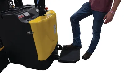 Vestil PI-P-SL-3000-3276 portable pallet inverter shown from an alternate angle