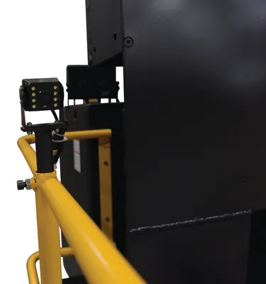 Vestil PI-P-SL-3000-3276 portable pallet inverter shown from an alternate angle