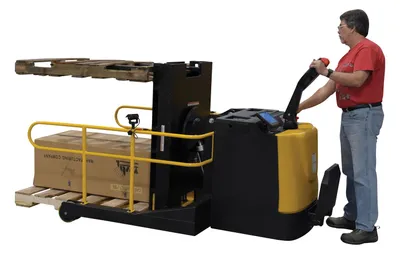 Vestil PI-P-SL-3000-4088 portable pallet inverter shown from an alternate angle
