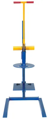 Vestil PLC-P-FM pail lid closing press shown from an alternate angle