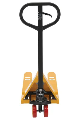 Vestil PM1-1532-MINI mini hand pallet truck shown from an alternate angle
