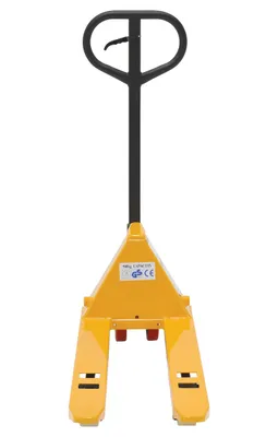 Vestil PM1-1532-MINI mini hand pallet truck shown from an alternate angle