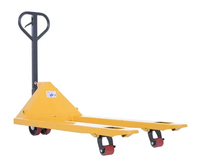 Vestil PM4-2748-E economy hand pallet truck shown from an alternate angle