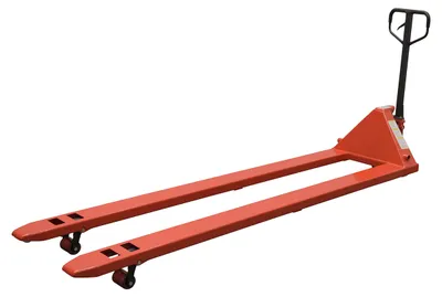 Vestil PM4-2796 full featured pallet truck shown from an alternate angle