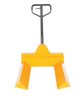 Vestil PM4-3348-RL roll pallet truck shown from an alternate angle