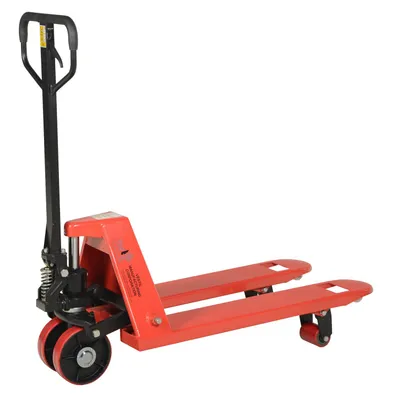 Vestil PM5-2036 full featured pallet truck shown from an alternate angle
