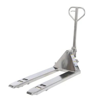 Vestil PM5-2048-SS specialized pallet truck shown from an alternate angle