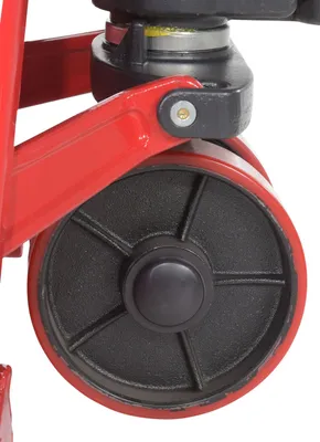 Vestil PM5-2742 full featured pallet truck shown from an alternate angle