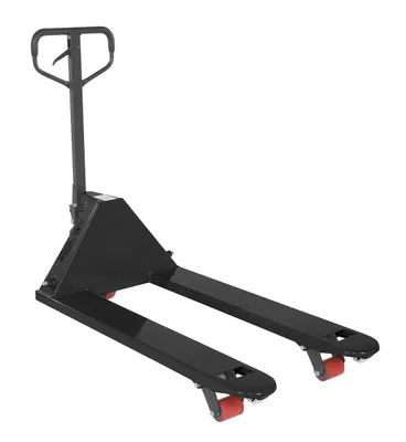 Vestil Steel Full Featured Pallet Truck 27 in x 48 in 5500 lb Capacity Black