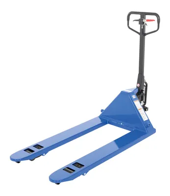 Vestil PM5-2748-PA-BL ergonomic power assist pallet truck