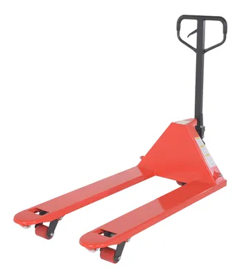 Vestil PM5-2748 full featured pallet truck shown from an alternate angle