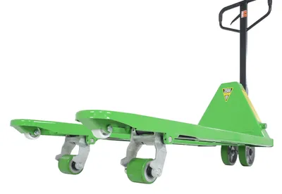 Vestil PM5-PGL-2048 manual pallet truck (pegasolift) shown from an alternate angle