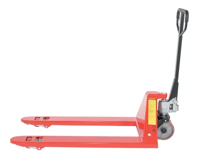 Vestil PM5-PGL-2748 manual pallet truck (pegasolift) shown from an alternate angle