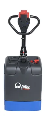 Vestil PMC-EPT-2045 electric pallet truck shown from an alternate angle