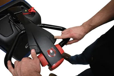 Vestil PMC-EPT-2045 electric pallet truck shown from an alternate angle