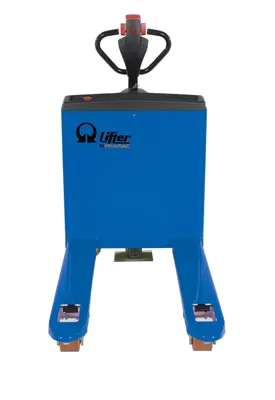Vestil PMC-EPT-2745 electric pallet truck shown from an alternate angle