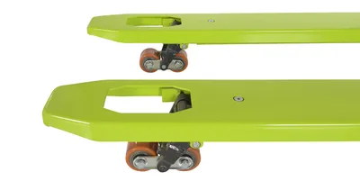 Vestil PMC-PM5-2748-SCL pallet truck with digital scale (pramac) shown from an alternate angle