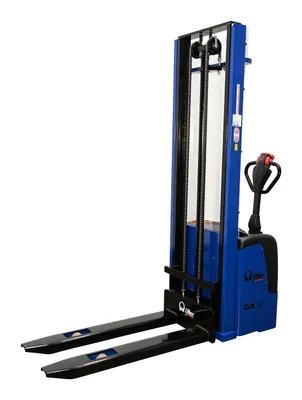 Vestil PMC-S-FF-137 manual & electric stackers (pramac) shown from an alternate angle