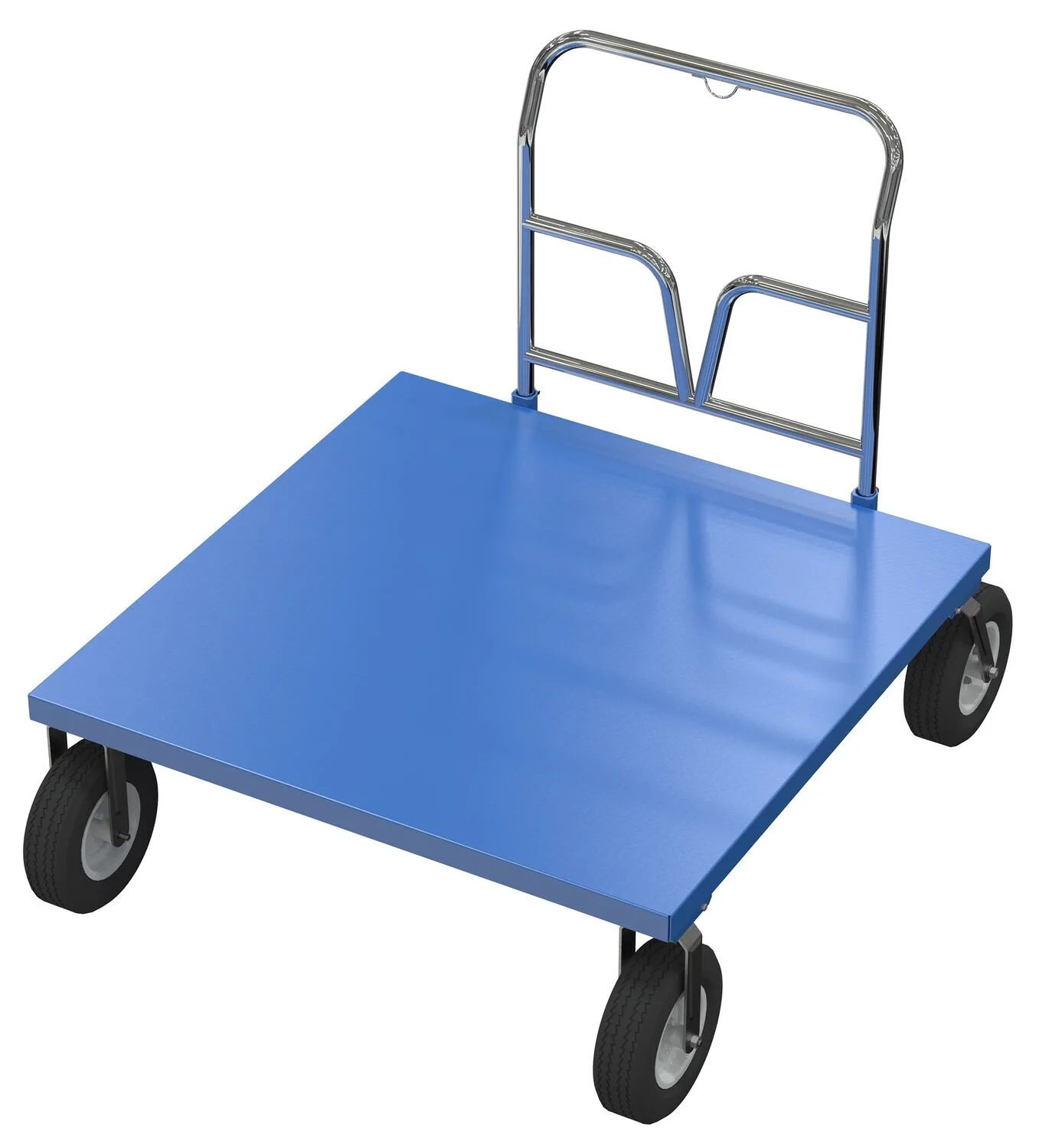 Vestil PNU-4848 pneumatic tire steel platform truck