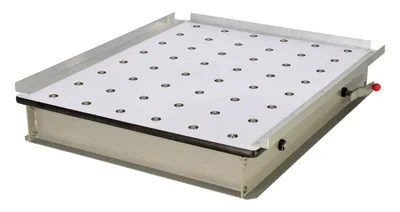 Vestil POPUP-4048 pop-up ball transfer platform shown from an alternate angle