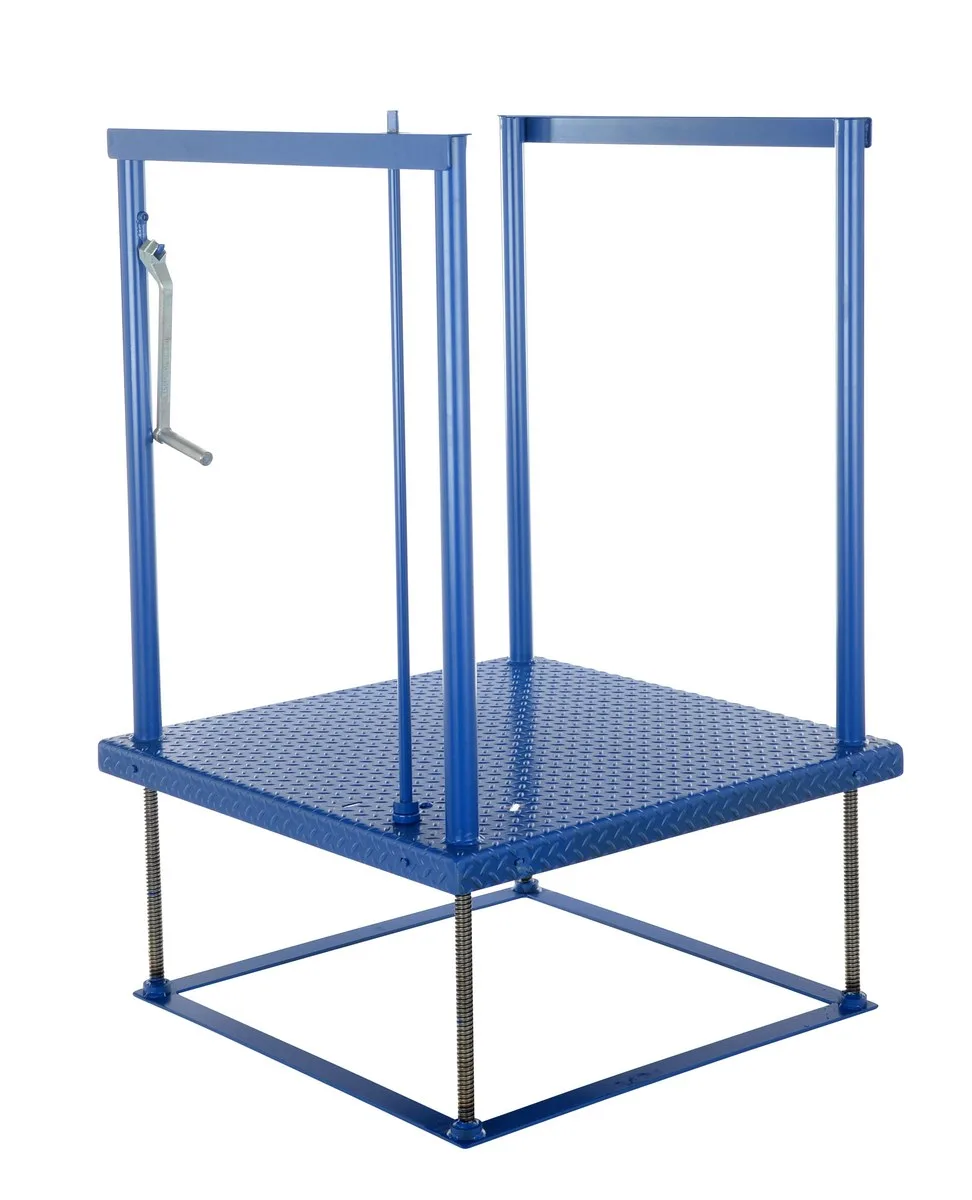 Vestil POS-3636 posi-crank worker platform