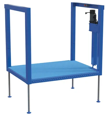 Vestil POS-3648-EH-MAT posi-crank worker platform shown from an alternate angle