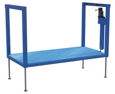 Vestil POS-3672-EH-MAT posi-crank worker platform shown from an alternate angle