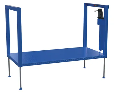 Vestil POS-3672-EH posi-crank worker platform shown from an alternate angle