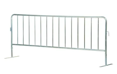 Vestil PRAIL-102-HD-G-FF crowd control interlocking barrier