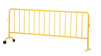 Vestil PRAIL-102-HD-Y-WF crowd control interlocking barrier