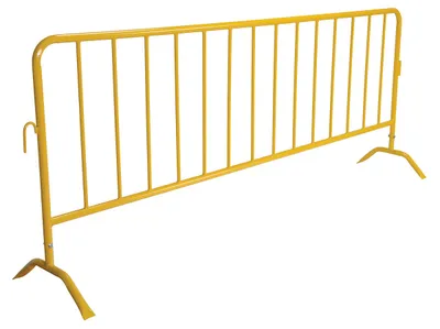 Vestil PRAIL-102-Y crowd control interlocking barrier