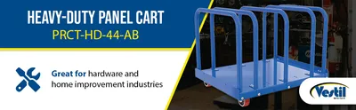 Vestil PRCT-HD-44-AB heavy-duty panel cart feature highlights