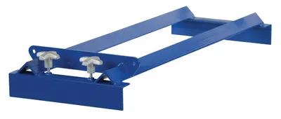 Vestil PRDC-36 pallet rack drum cradle shown from an alternate angle