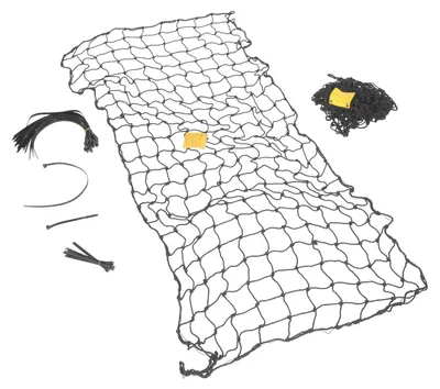 Vestil Nylon Pallet Rack Netting 2 Nets 111 In. x 3/16 In. x 96 In. 2500 Lb. Holding Capacity Black