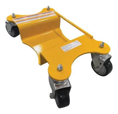 Vestil PRRJ-DOL pallet rack lifting dolly shown from an alternate angle
