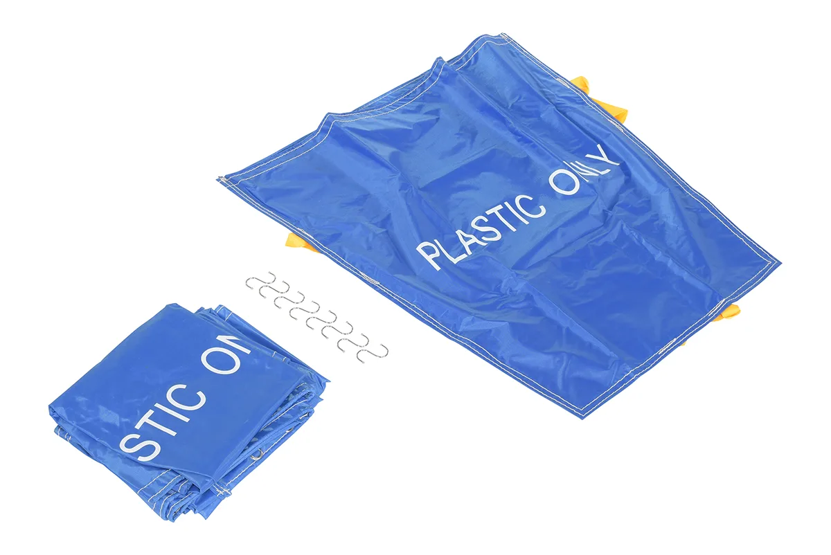 Vestil PRTD-TB-BU-CWL-5PK pallet rack trash bag