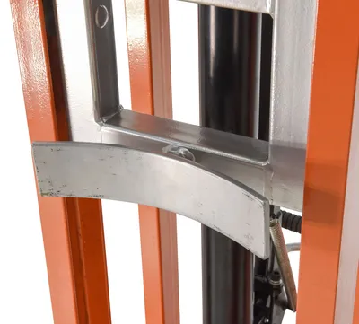 Vestil PSDT-ADP-2136 drum transporter & de-palletizer shown from an alternate angle