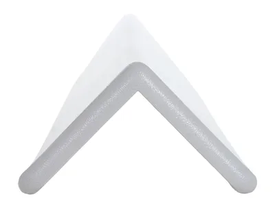 Vestil PVC-A-3-GY pvc plastic corner protectors (aluminum insert) shown from an alternate angle