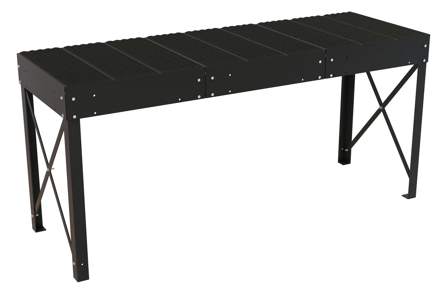 Vestil PWPS-40-36108-BK modular steel work platform system