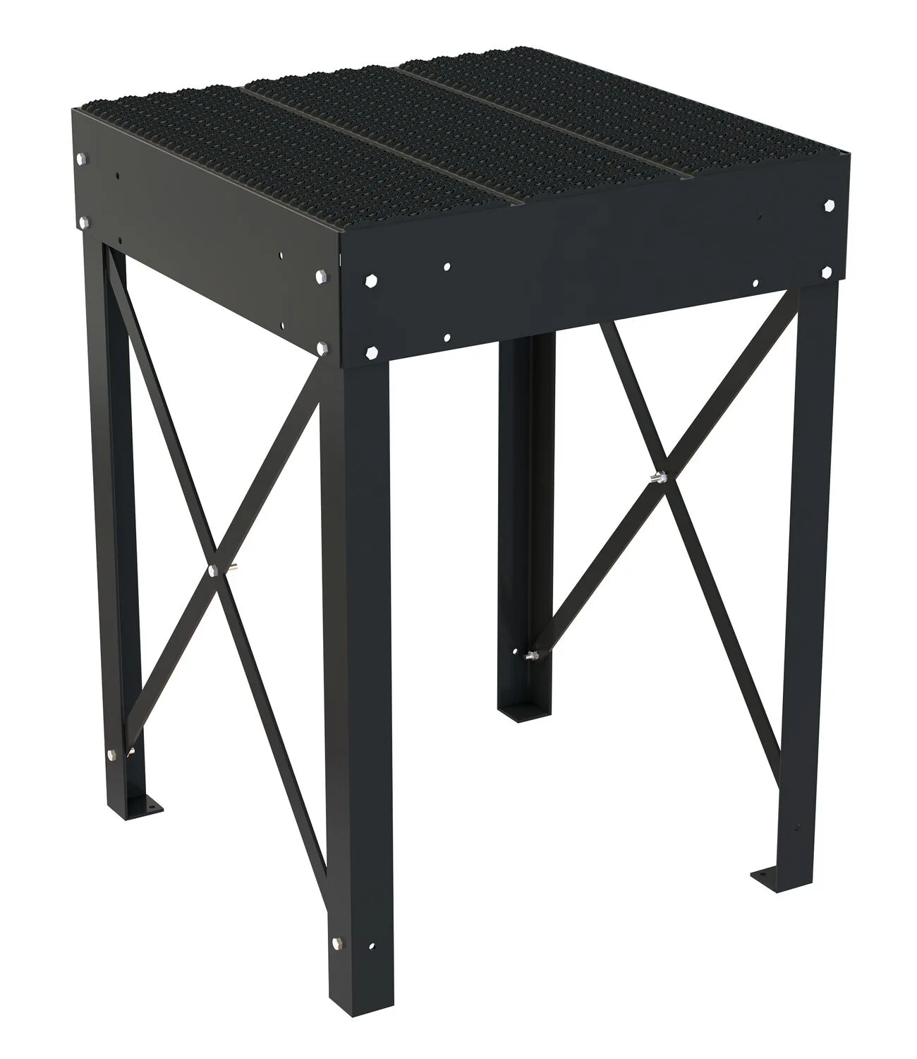 Vestil PWPS-60-3636-BK modular steel work platform system