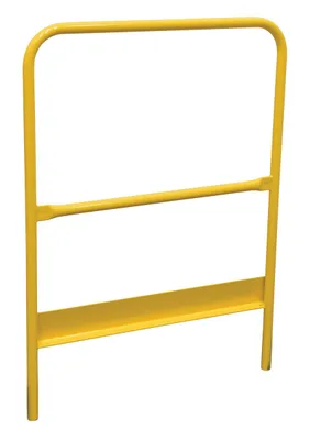 Vestil Steel Hand Rail 36 In. Wide For Steel Personnel Work Platform Models Yellow