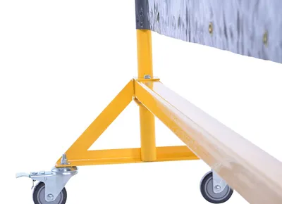 Vestil PWS-7070 portable welding screen shown from an alternate angle