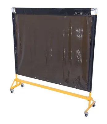 Vestil Steel Portable Welding Screen 70"L x 70"H Yellow