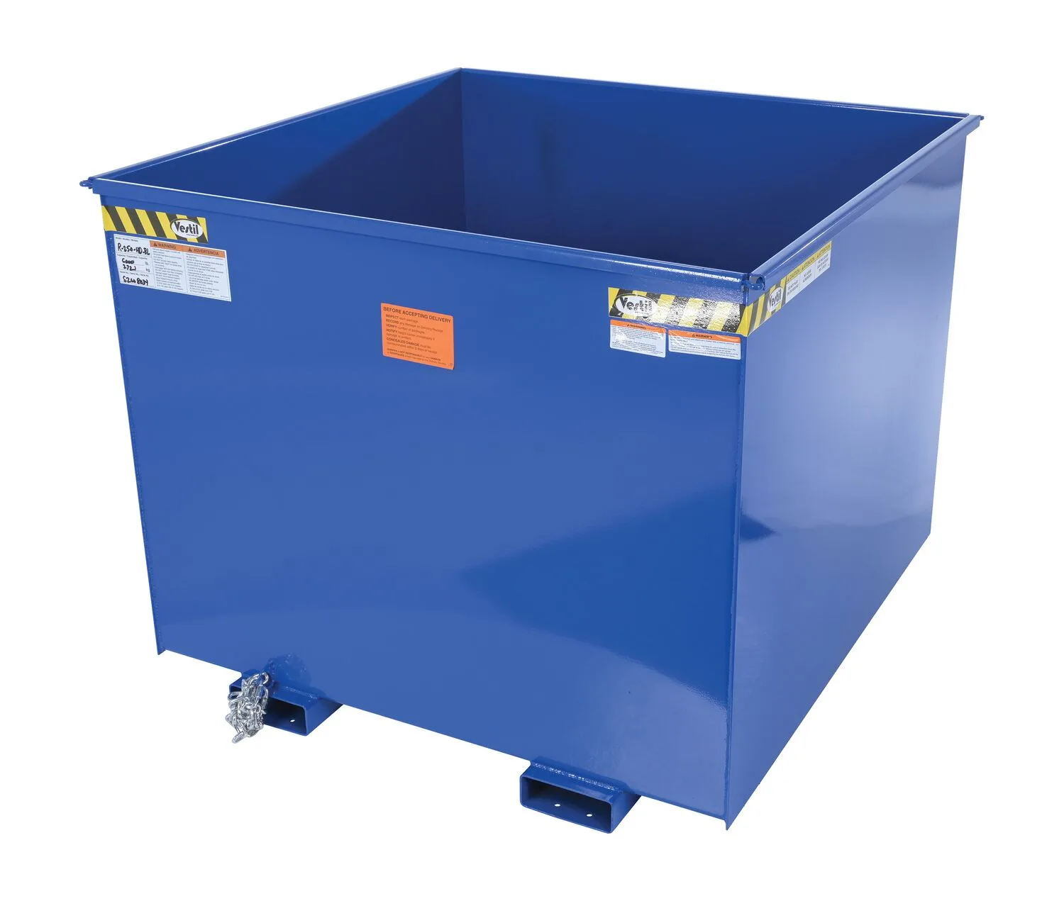 Vestil R-250-HD-BL rotational box hopper
