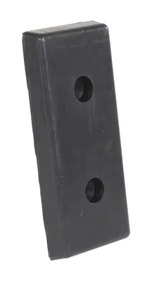 Vestil Rubber Edge-O-Dock Leveler Bumper 8 In. x 18 In. x 2 In. Black