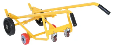 Vestil RDBT-MR multi-purpose drum trucks cradle shown from an alternate angle