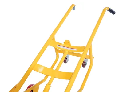 Vestil RDBT-MR multi-purpose drum trucks cradle shown from an alternate angle